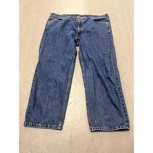 Levi's 550 Jeans Men's Blue Denim Pockets Relaxed Fit Straight Classic - 48X29